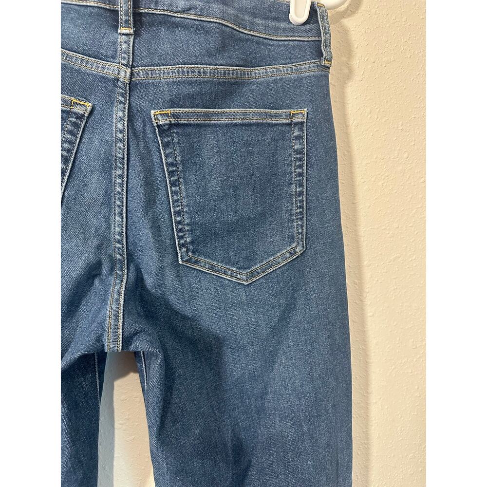 Everlane The Kick Crop Blue Jeans Womens 28 Reg Stretch Denim - Picture 7 of 9